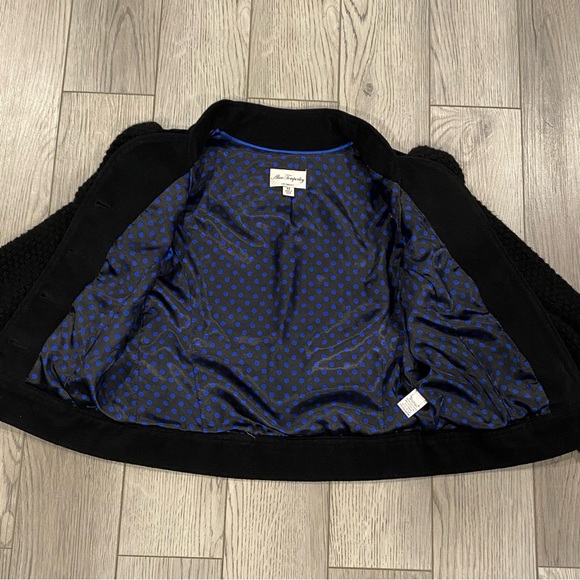 Alice Temperley Wool Blend Black Short Jacket Women’s XS Target Button Cardigan - Picture 8 of 15